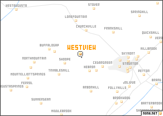 map of West View