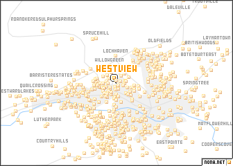 map of West View