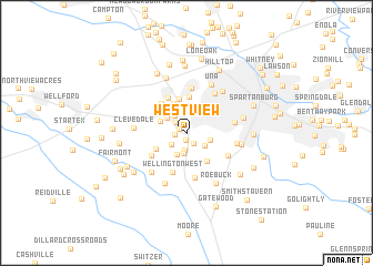 map of West View