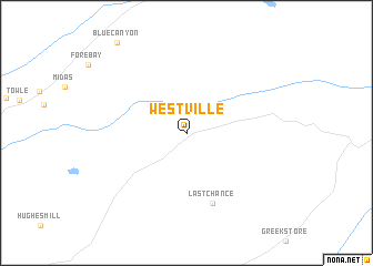 map of Westville