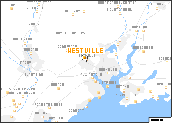 map of Westville