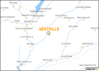 map of Westville