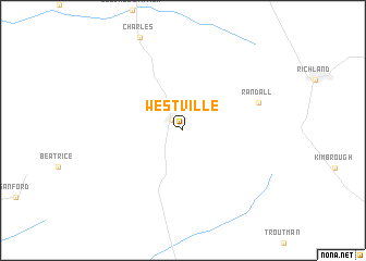 map of Westville