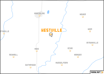 map of Westville