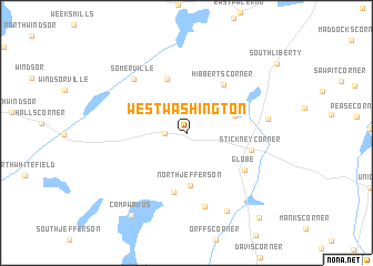 map of West Washington