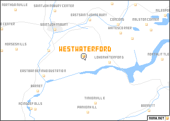map of West Waterford
