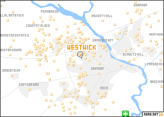 map of Westwick