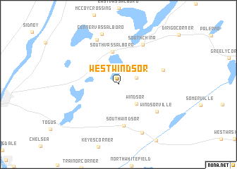 map of West Windsor