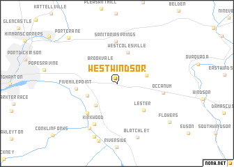 map of West Windsor