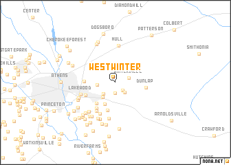 map of West Winter