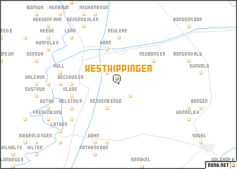 map of Westwippingen