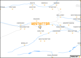 map of West Witton