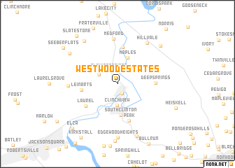 map of Westwood Estates