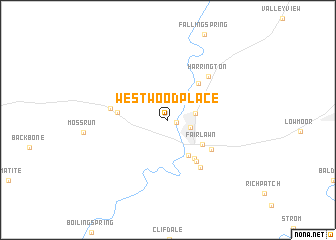 map of Westwood Place