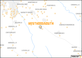 map of Westwood South