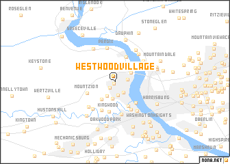 map of Westwood Village