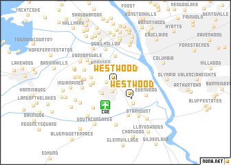 map of Westwood