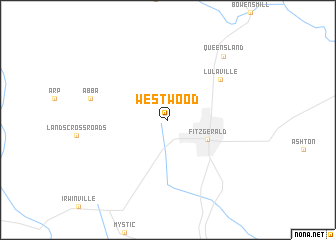 map of Westwood