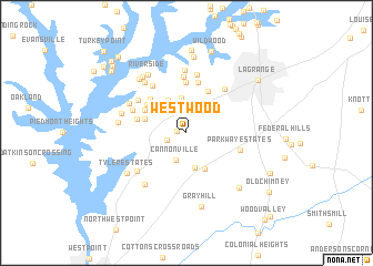 map of West Wood