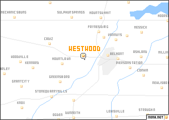 map of Westwood