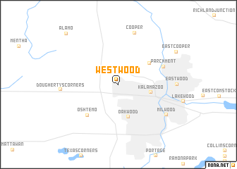 map of Westwood