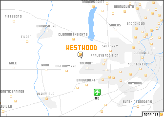 map of Westwood