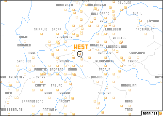 map of West