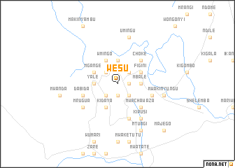 map of Wesu