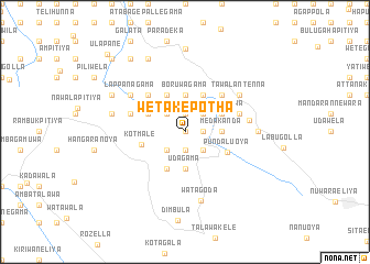 map of Wetakepotha