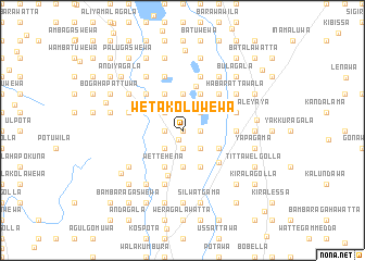 map of Wetakoluwewa