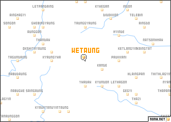 map of Wetaung