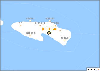 map of Wetegai