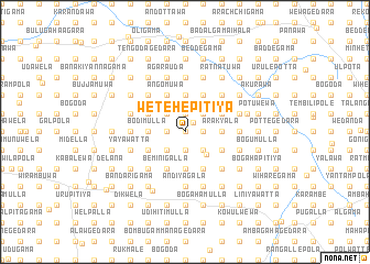 map of Wetehepitiya