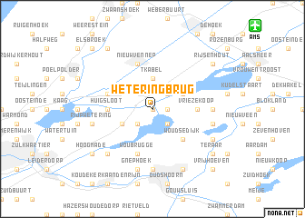 map of Weteringbrug