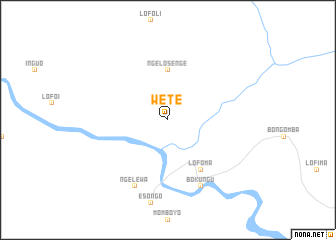 map of Wete