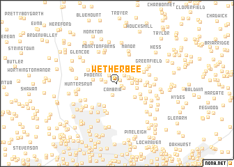 map of Wetherbee