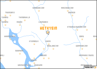 map of Wetkyein