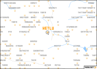 map of Wetlu