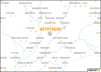 map of Wetmyedaw