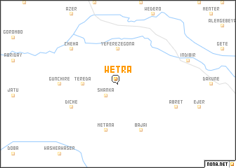 map of Wetra