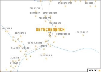 map of Wetschenbach