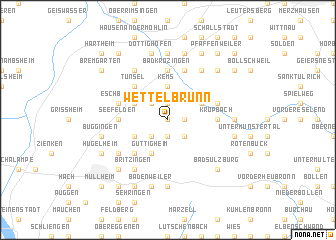 map of Wettelbrunn