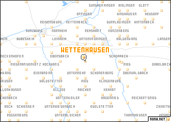map of Wettenhausen
