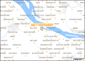 map of Wetterndorf