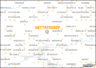 map of Wettersdorf