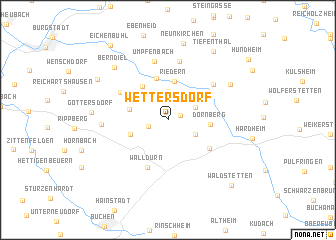 map of Wettersdorf