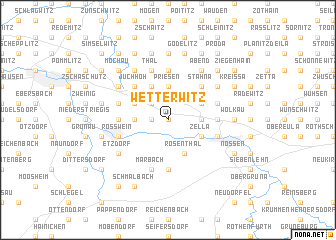 map of Wetterwitz