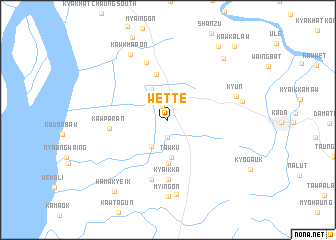 map of Wette