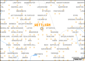 map of Wettlkam