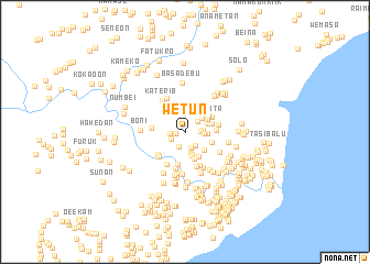 map of Wetun